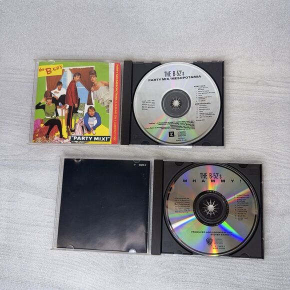 The B-52s Lot of 8 CDs with Booklets, Party Mix Whammy! Satellites Cosmic Thing - Picture 6 of 10